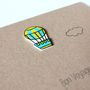 Personalised Hot Air Balloon Card, Bon Voyage, Goodbye, thumbnail 9 of 10