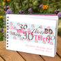 Personalised 30th Birthday Guest Book, thumbnail 1 of 10