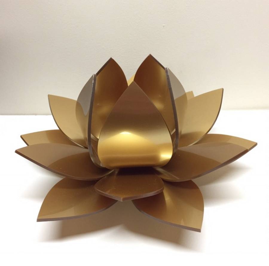 lotus flower table lamp by kirsty shaw | notonthehighstreet.com