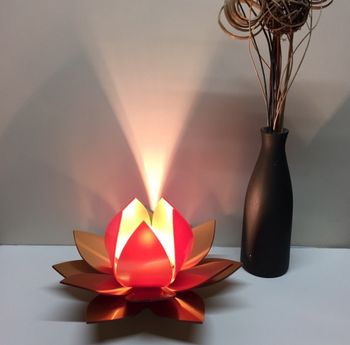 Lotus Flower Table Lamp Bedside Lamp, 3 of 12