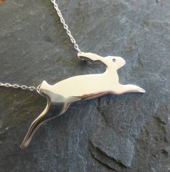 Silver Hare Necklace, 2 of 5