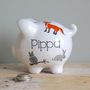 Personalised Woodland Animals Piggy Bank, thumbnail 1 of 2