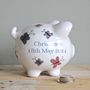 Personalised Butterfly Piggy Bank, thumbnail 2 of 2