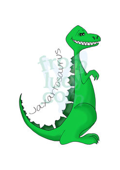 Personalised Dinosaur Alphabet Children's Print, 12 of 12