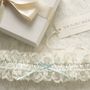 Olivia Lace And Pearl Garter, thumbnail 3 of 4
