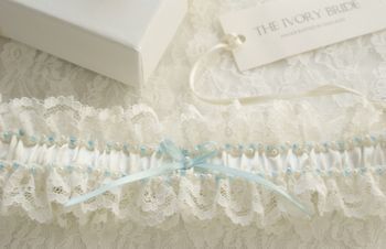 Olivia Lace And Pearl Garter, 4 of 4