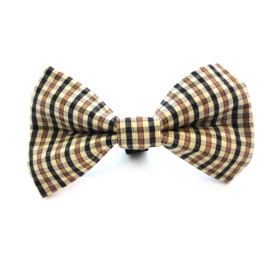 Byron Checked Dog Collar By Ditsy Pet | notonthehighstreet.com