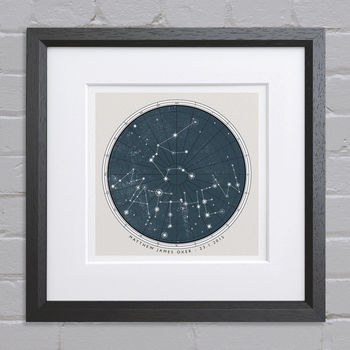 Personalised Birthday Constellation Print, 3 of 6