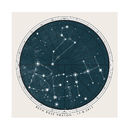 Personalised Birthday Constellation Print By Letterfest ...