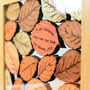 Personalised Leaf Guest Book With Double Sided Frame, thumbnail 3 of 11