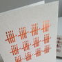60th Birthday Card With 60 Copper Foiled Candles, thumbnail 2 of 2