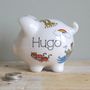 Personalised Piggy Bank For Boys, thumbnail 2 of 8