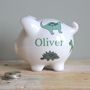Personalised Piggy Bank For Boys, thumbnail 4 of 8