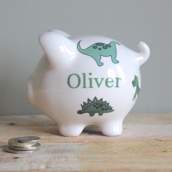 Personalised Piggy Bank For Boys, 4 of 8