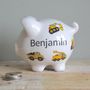 Personalised Piggy Bank For Boys, thumbnail 5 of 8