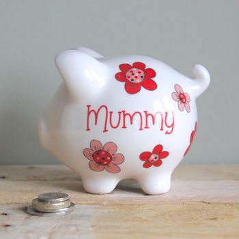 Personalised Piggy Bank For Girls, 2 of 9