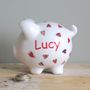 Personalised Piggy Bank For Girls, thumbnail 5 of 9