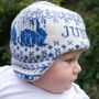 Personalised Knitted Rabbit Hat, thumbnail 4 of 4