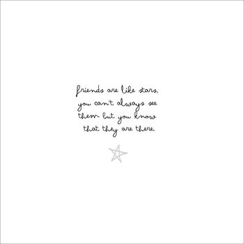'Friends Are Like Stars…' Print By Leonora Hammond, 3 of 3