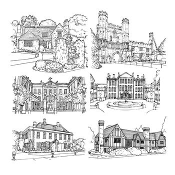 Personalised House Line Illustration, 4 of 5