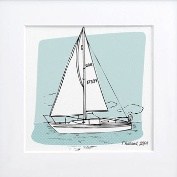 Personalised Boat Illustration, 4 of 8