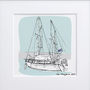 Personalised Boat Illustration, thumbnail 3 of 8