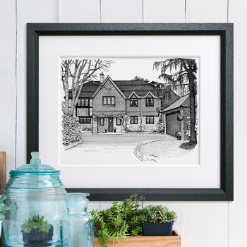 Personalised Detailed House Illustration, 3 of 9