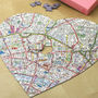 Personalised Heart Postcode Map Jigsaw, thumbnail 4 of 7