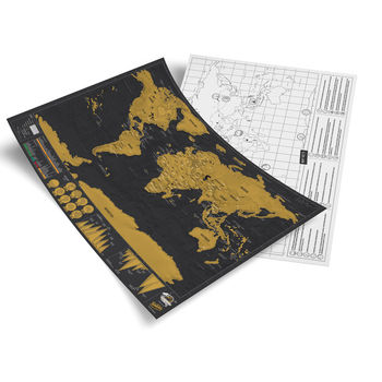 Scratch Map® Deluxe Travel Size Poster, 3 of 6