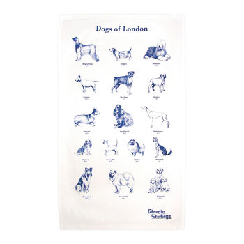 Dogs Of London Tea Towel, 2 of 4