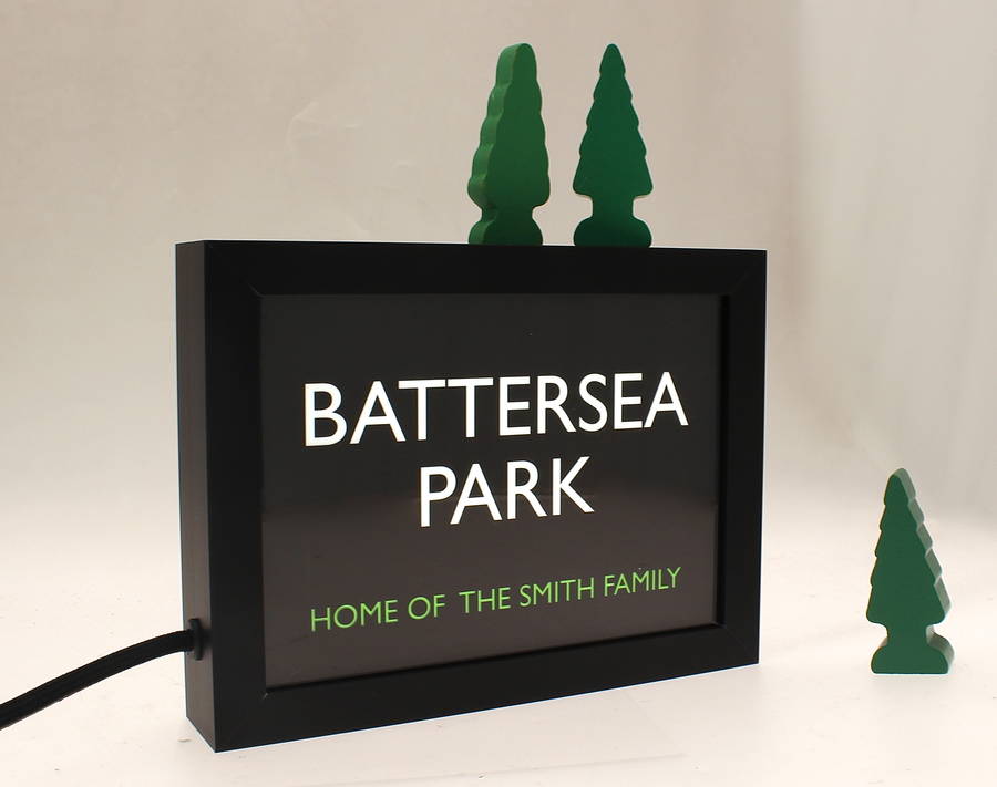Personalised Illuminated Light Box By The Letteroom
