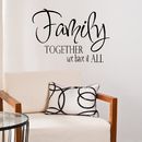 Family Quote Vinyl Wall Sticker By Mirrorin | notonthehighstreet.com