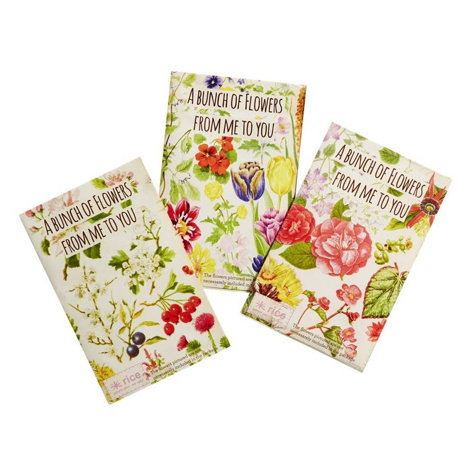 'Mail A Bouquet' Flower Seeds Greeting Card By Detaljer