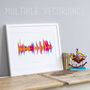 Personalised Voice Or Song Sound Wave Print, thumbnail 3 of 7