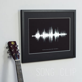 Personalised Voice Or Song Sound Wave Print, 5 of 7