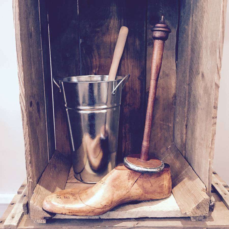 Shoe Last Toilet/Kitchen Roll Holder By Housekeeping