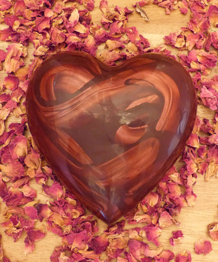 Chocolate Love Heart By The Chocolatier