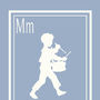 Personalised Drummer Boy Silhouette Print, thumbnail 4 of 7