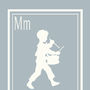 Personalised Drummer Boy Silhouette Print, thumbnail 6 of 7
