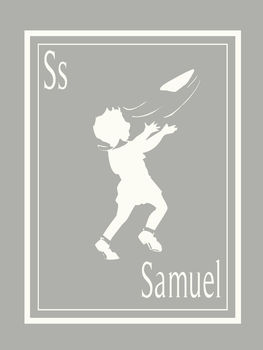 Personalised Paper Plane Boy Silhouette Print, 6 of 6