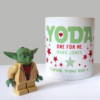 Personalised Yoda Star Wars Love Mug, 2 of 3