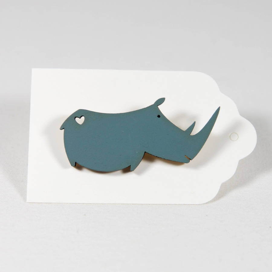 wild animal brooches by victoria & abigail