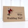 To My Wonderful Wife Wedding Day Card, Red Roses, thumbnail 2 of 6