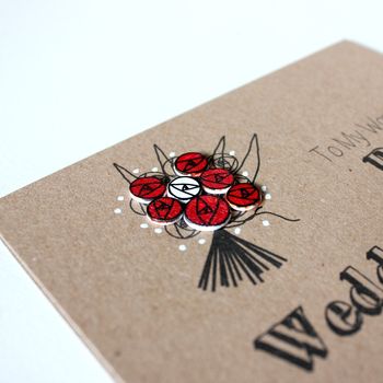 To My Wonderful Wife Wedding Day Card, Red Roses, 5 of 6