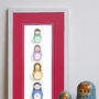Personalised 'Russian Doll Family' Print, thumbnail 9 of 12