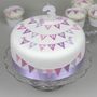 Birthday Cake Topper, Decorating Kit With Bunting, thumbnail 1 of 9
