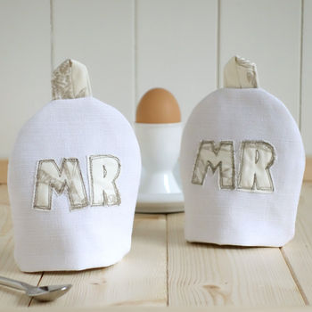 Personalised Mr And Mr Egg Cosies Gift, 5 of 11