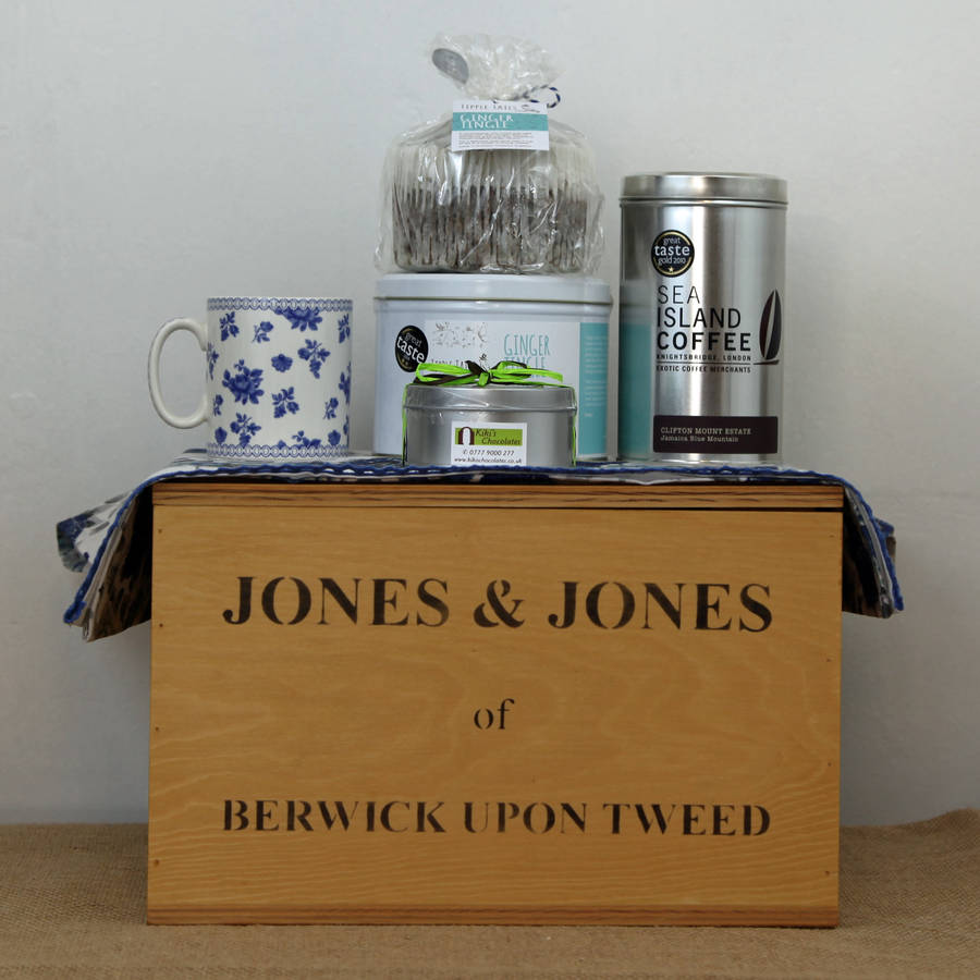 Jamaica Blue Mountain Clifton Estate Coffee Gift Box By Jones and Jones of BerwickuponTweed