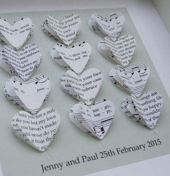 Your Song Personalised Artwork In White, 11 of 12