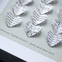 Your Song Personalised Artwork In White, thumbnail 4 of 12
